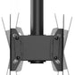 NEOMOUNTS BACK-TO-BACK SCREEN CEILING MOUNT (HEIGHT: 106-156 CM) BLACK