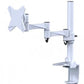 NEWSTAR FLAT SCREEN DESK MOUNT (CLAMP/GROMMET) 10-30" WHITE