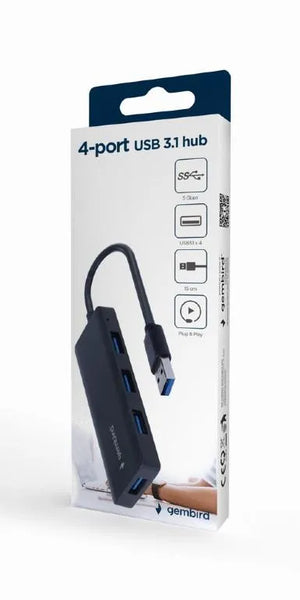 I/O HUB USB3.1 4PORT/UHB-U3P4-03 GEMBIRD