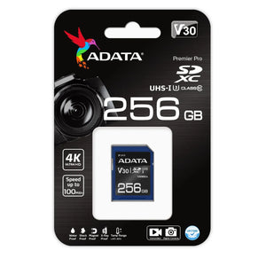 MEMORY SDXC 256GB V30/ASDX256GUI3V30S-R ADATA