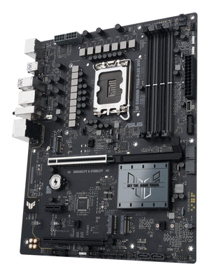 Mainboard|ASUS|Intel B860 Express|LGA1851|ATX|Memory DDR5|Memory slots 4|1xPCI-Express 4.0 1x|1xPCI-Express 4.0 16x|1xPCI-Express 5.0 16x|3xM.2|1xHDMI|1xDisplayPort|2xUSB 2.0|3xUSB 3.0|2xUSB 3.2|1xUSB-C|1xOptical S/PDIF|1xRJ45|5xAudio port|TUFGAMINGB...