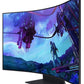 LCD Monitor|SAMSUNG|55"|Gaming/Curved|Panel VA|3840x2160|16:9|165Hz|Matte|1 ms|Speakers|Pivot|Height adjustable|Tilt|Colour Black|LS55CG970NUXDU