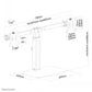 NEWSTAR FLAT SCREEN DESK MOUNT (STAND)  10-27" BLACK