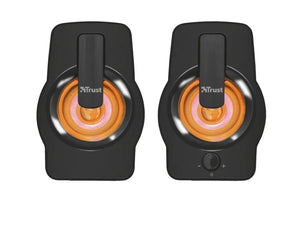 Speaker|TRUST|Gemi RGB|P.M.P.O. 12 Watts|1xAudio-In|Black|22948