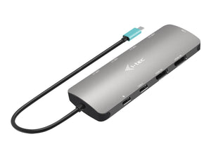 I-TEC USB-C Metal Nano Dock 2x HDMI + PD