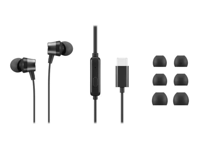 Lenovo | USB-C Wired In-Ear Headphones (with inline control) | 4XD1J77351