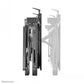 NEWSTAR FLAT SCREEN WALL MOUNT FOR VIDEO WALLS (POP-OUT / STRETCHABLE) 32-75" BLACK