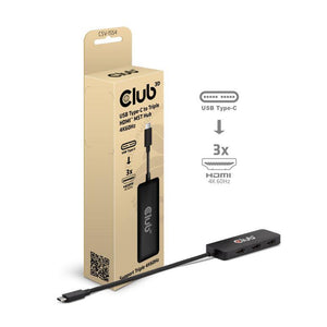 I/O HUB USB-C HDMI TRIPLE/CSV-1554 CLUB3D