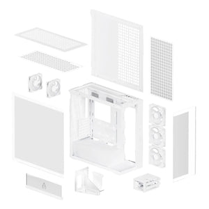 Case|ARCTIC|Xtender VG (White)|Case product features Transparent panel|Not included|Colour White|ACPCC00017A