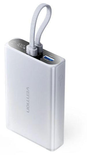 POWER BANK USB 10000MAH 22.5W/GRAY FHZM0 VENTION
