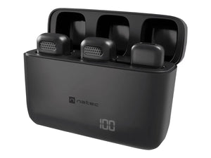 Natec | Microphone | NMI-2253 | Hopper | Black | Noise reduction