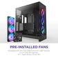 Case|NZXT|ATX/micro ATX/Mini-ITX/EATX|Black|Midi Tower|PC|CM-H92FB-R1