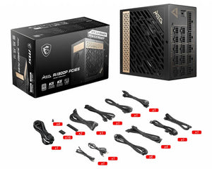 Power Supply|MSI|MEG AI1300P PCIE5|ATX|PC|100 - 240 V|1300 W|MEGAI1300PPCIE5