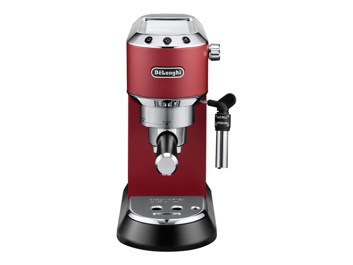 Delonghi | Espresso Coffee Maker | Dedica Style EC 685.R | Pump pressure 15 bar | Built-in milk frother | Semi-automatic | 1300 W | Red