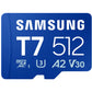 Samsung microSDXC UHS-I Card | T7 | 512 GB | microSD | Flash memory class U3, V30, A2