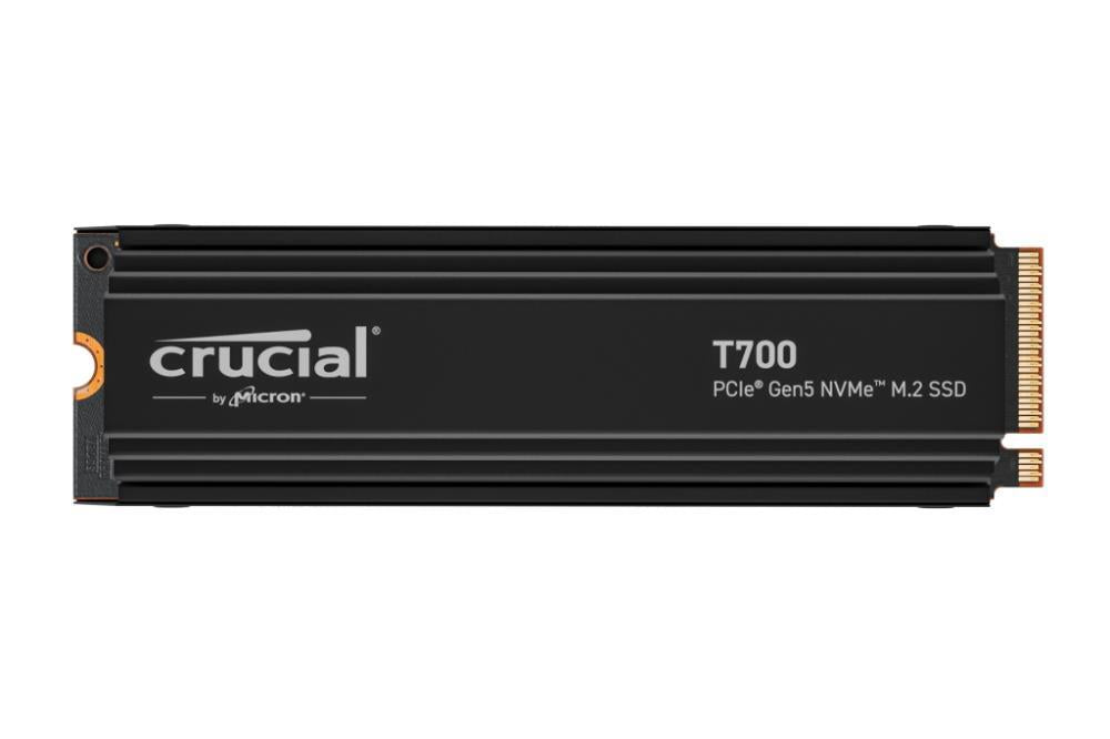 SSD|CRUCIAL|T700|4TB|M.2|PCIe Gen5|NVMe|TLC|Write speed 11800 MBytes/sec|Read speed 12400 MBytes/sec|TBW 2400 TB|CT4000T700SSD5