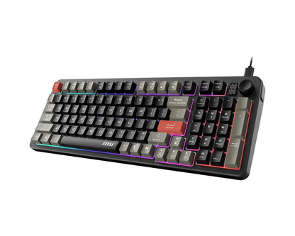 KEYBOARD GAMING BLACK US/FORGE GK110 US MSI