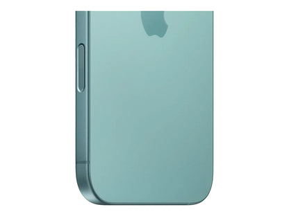 Apple | iPhone 16 | Teal | 6.1 " | Super Retina XDR display | 2556 x 1179 pixels | A18 | Internal RAM 8 GB | 128 GB | Dual SIM | 4G | Main camera resolution 48+12 MP | Secondary camera resolution 12 MP | iOS | 18