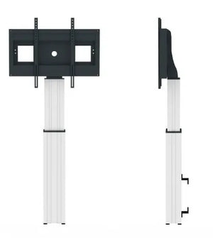 NEWSTAR MOTORISED FLOOR STAND/WALL MOUNT - VESA 200X200 UP TO 800X600 42-100" SILVER