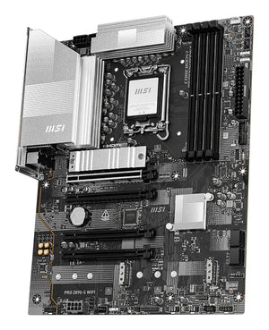 Mainboard|MSI|Intel Z890|LGA1851|ATX|Memory DDR5|Memory slots 4|1xPCI-Express 3.0 1x|2xPCI-Express 4.0 4x	|1xPCI-Express 5.0 16x|3xM.2|1xHDMI|1xDisplayPort|4xUSB 2.0|2xUSB 3.0|1xUSB-C|1xUSB-C w/Thunderbolt|3xAudio port|PROZ890-SWIFI