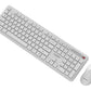 KEYBOARD +MOUSE WRL ENG/WH KBS-WPS-01-W GEMBIRD