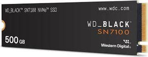SSD|WESTERN DIGITAL|Black SN7100|500GB|M.2|PCIe Gen4|NVMe|3D TLC|Write speed 5800 MBytes/sec|Read speed 6800 MBytes/sec|WDS500G4X0E