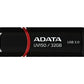 ADATA | UV150 | 32 GB | USB 3.0 | Black