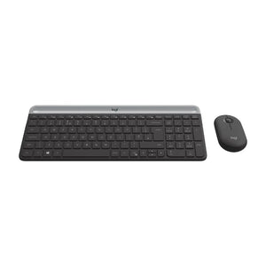  Logitech MK470 Slim Combo Wireless Keyboard + Mouse, US, Graphite