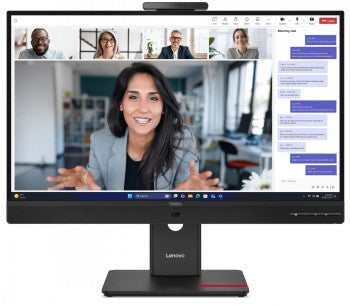 LENOVO 27" T27QD-4V QHD IPS 16:9 120HZ HDMI/DP/USB-C(100W)/RJ45/WEBCAM/SPEAKERS