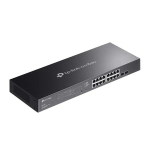 Switch|TP-LINK|Omada|SG2218P|Desktop/pedestal|16x10Base-T / 100Base-TX / 1000Base-T|2xSFP|PoE+ ports 16|150 Watts|SG2218P