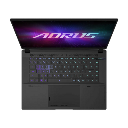 Gigabyte Aorus Master 16 6XJM4EEE64SP | Black | 16 " | WQXGA | 2560 x 1600 pixels | 240 Hz | AMD Ryzen 9 | 9955HX3D | 32 GB | Solid-state drive capacity 1000 GB | NVIDIA GeForce RTX 5070Ti | GDDR7 | 12 GB | Windows 11 Pro | 802.11be | Bluetooth versi...