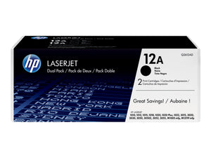 HP Toner 12A black 2-pack HV