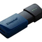 Kingston | USB 3.2 Flash Drive | DataTraveler Exodia M | 64 GB | USB 3.2 | Black/Blue