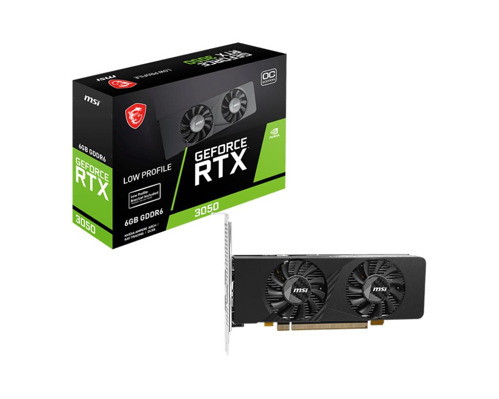 Graphics Card|MSI|NVIDIA|GeForce RTX 3050|6 GB|GDDR6|96 bit|PCI Express x8 4.0|Active|RTX3050LPE6GOC