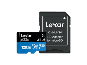 Lexar | High-Performance 633x | UHS-I | 128 GB | micro SDXC