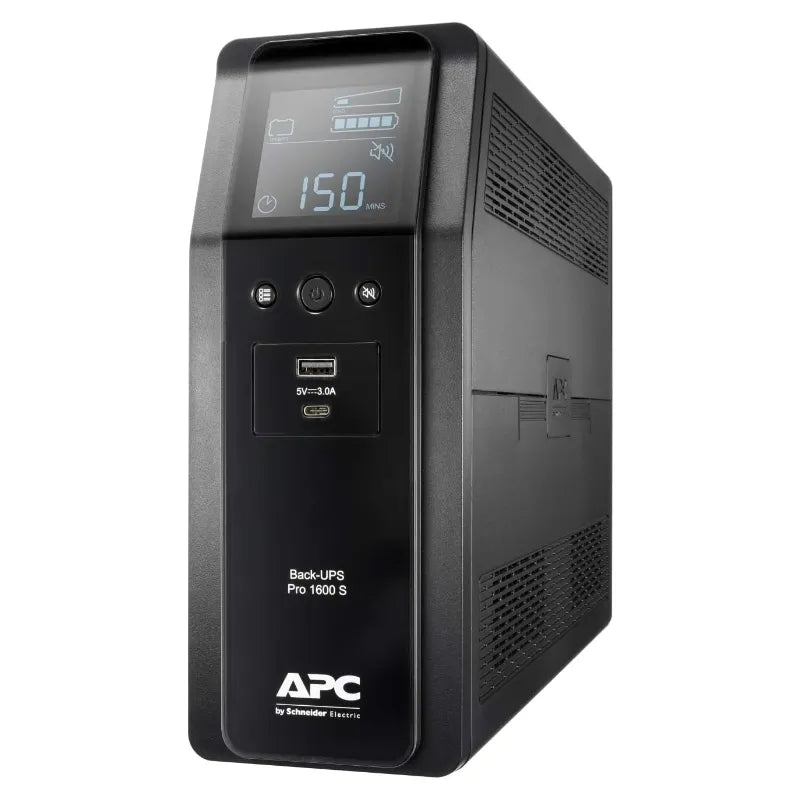 Back UPS Pro BR 1600VA, Sinewave,8 Outlets, AVR, LCD interface