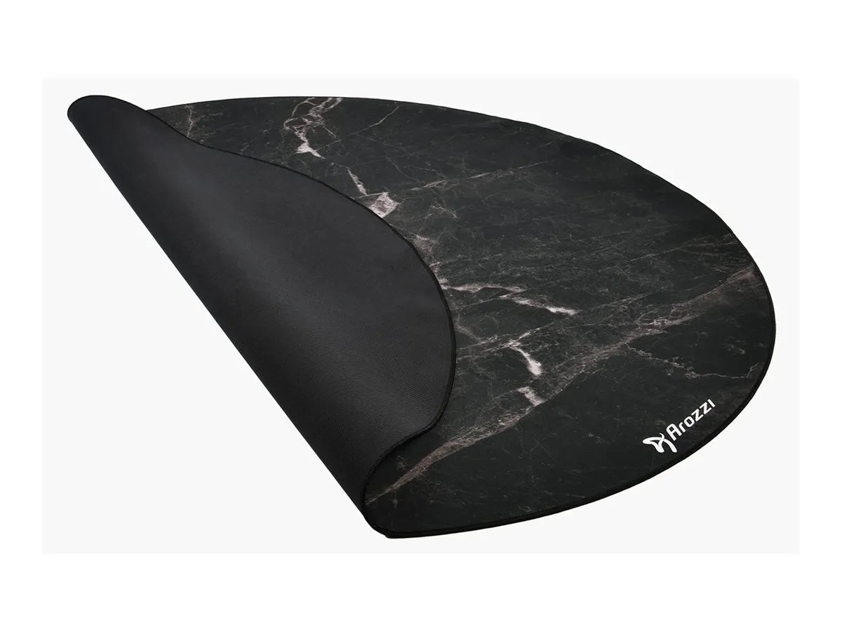 Arozzi Zona Round Floor Pad | Black Marble
