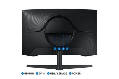 LCD Monitor|SAMSUNG|27 "|2560 x 1440 pixels|Wide Quad HD|Native aspect ratio 16:9|LED|Curved|LS27CG554EUXEN