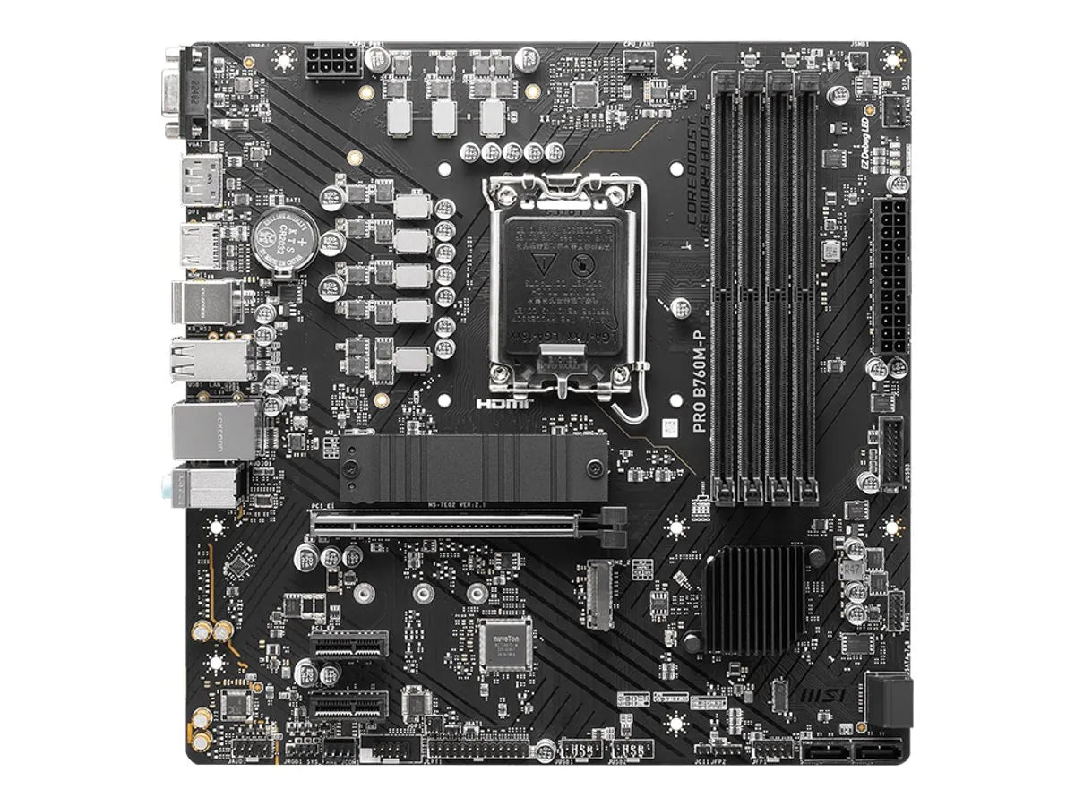 MSI PRO B760M-P LGA 1700 4xDDR5 mATX MB