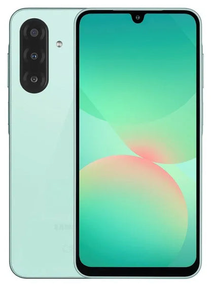 Samsung | Galaxy | A26 | Mint | 6.7 " | Super AMOLED | 1080 x 2340 pixels | Exynos | 1380 | Internal RAM 6 GB | 128 GB | Dual SIM | 3G | 4G | 5G | Main camera resolution 50 MP | Secondary camera resolution 13 MP | Android | 5000 mAh