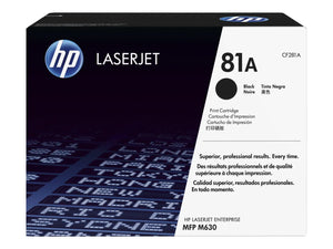 HP 81A Black Toner LJ Enterpr. MFP M630