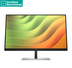 RENEW SILVER HP E24u G5 FHD Charging Monitor - 23.8" 1920x1080 FHD 250-nit 75Hz AG, IPS, USB-C(65W/15W)/HDMI/DisplayPort Daisy-Chain, 3x USB-A, RJ-45 LAN, height adjustable/tilt/swivel/pivot, 1 years