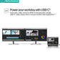 RENEW SILVER HP E24u G5 FHD Charging Monitor - 23.8" 1920x1080 FHD 250-nit 75Hz AG, IPS, USB-C(65W/15W)/HDMI/DisplayPort Daisy-Chain, 3x USB-A, RJ-45 LAN, height adjustable/tilt/swivel/pivot, 1 years