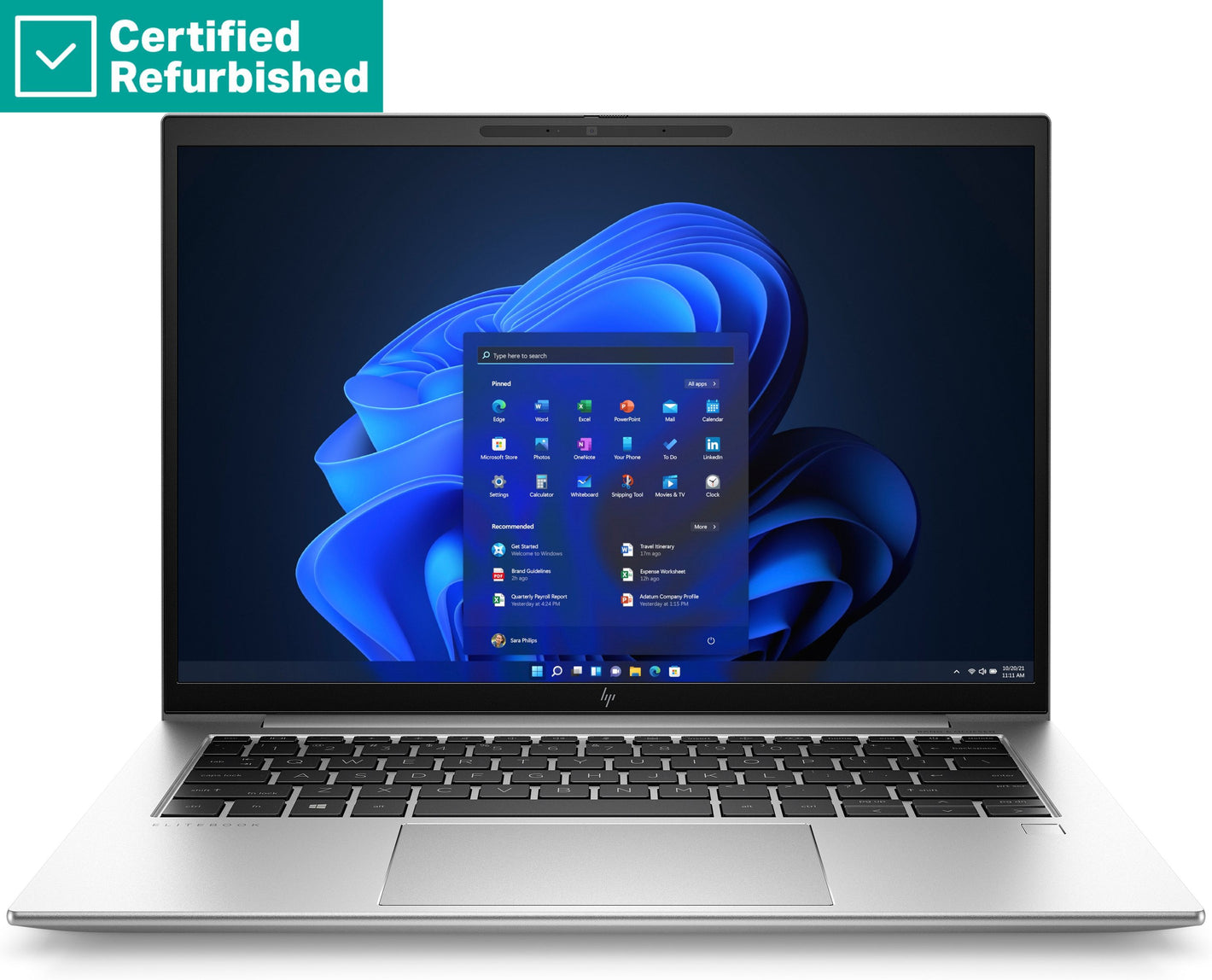 RENEW SILVER HP EliteBook 840 G9 - i7-1255U, 32GB, 512GB SSD, 14 WUXGA 250-nit AG, 5MP cam, Smartcard, FPR, Nordic backlit keyboard, 51Wh, Win 11 Pro, 1 years