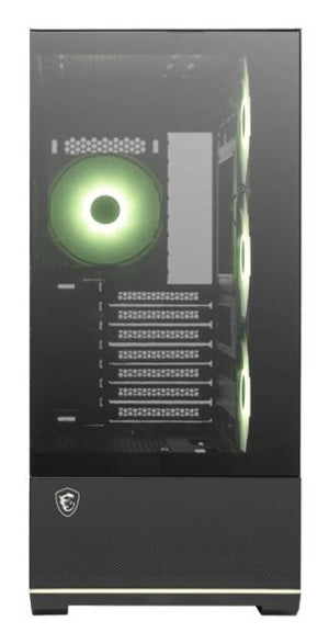 Case|MSI|MAG PANO 110R PZ|MidiTower|Case product features Transparent panel|Not included|Colour Black|MAGPANO110RPZ