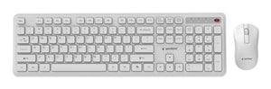 KEYBOARD +MOUSE WRL ENG/WH KBS-WPS-01-W GEMBIRD