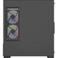 Case|XILENCE|XG172|MidiTower|Case product features Fan control panel/Transparent panel|Not included|Colour Black|XG172