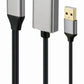 I/O ADAPTER HDMI TO DP/BLACK A-HDMIM-DPF-02 GEMBIRD