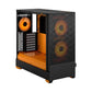 Fractal Design | Pop Air RGB | Side window | Orange Core TG Clear Tint | ATX, mATX, Mini ITX | ATX