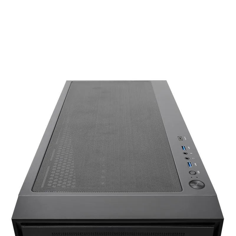 Case|CHIEFTEC|HUNTER 3|MidiTower|Case product features Transparent panel|Not included|ATX|EATX|MicroATX|MiniITX|Colour Black|GS-03B-OP